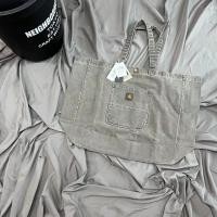 ราคา ♞,♘Carhartt กระเป๋าสะพายไหล่ ผ้าบาติก ผ้าแคนวาส ทรงโท้ท จุของได้เยอะ เหมาะกับการเดินทาง อุตสาหกรรมห (29968540044)