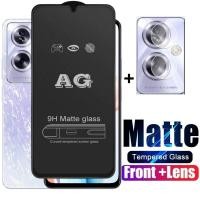 ราคา ฟิล์มกระจกนิรภัยกันรอยหน้าจอ 9D ผิวด้าน ป้องกันเลนส์กล้อง สําหรับ Oppo A79 2023 A79 A78 A58 NFC A38 A18 A 18 OppoA78 OppoA79 4G 5G (19595326253)