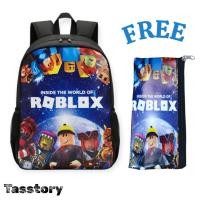 ราคา Roblox Premium Childrens School Backpack / Roblox Gaming Casual Backpack รุ่นใหม่ล่าสุด (53551931450)