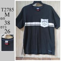 ราคา เสื้อยืด แบรนด์แท้ มือสอง ไซส์ M อก 38 ยาว 26 รหัส T2785 (56300079072)