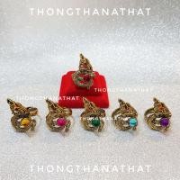 ราคา แหวนพญานาคทองเหลืองรมดำ **ปรับไซต์ได้** เรียกทรัพย์ ดูดทรัพย์ แหวนพญานาค (13103324854)