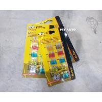ราคา ฟิวส์เสียบ เล็ก แบบแผง ในแผงคละกัน 5A , 7.5A , 10A , 15A , 20A , 25A , 30A 10ตัว/แผง (11582627276)