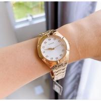 ราคา หน้าปัดสีขาวตกแต่งด้วยเพชรแท้ ✨ นาฬิกา Guess GW0114L3 CRYSTALLINE RoseGold (41475844106)