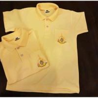 ราคา เสื้อโปโลสีเหลืองปักตราสัญลักษณ์สำหรับเด็ก (24083480128)