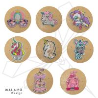 ราคา พร้อมส่ง!! ตัวรีดติดเสื้อ ติดวัสดุผ้า,ตัวการ์ตูนลายปัก, อุปกรณ์ตกแต่งผ้า, Patches (15842095322)