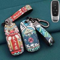 ราคา พวงกุญแจรถ เคสกุญแจหนัง สำหรับ GAC aion Y plus / gac Yplus รถ EV ไฟฟ้า พร้อมสายหนังห้อย สไตล์สุดเท่ๆ ของแต่งรถยนต์ พวงกุญแจ (24621753740)