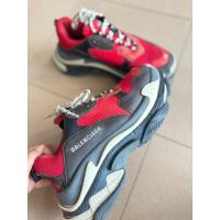 ราคา Balenciaga Triple S Red Black (40006121824)