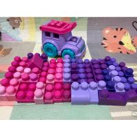 ราคา Mega Bloks เซ็ท 50 ชิ้น พร้อมรถเมกะบล็อกคันใหญ่ สีชมพูม่วง ตามภาพ (26478737753)
