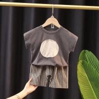 ราคา ชุดเกาหลีสไตล์ญี่ปุ่นชุดผ้าฝ้ายฤดูร้อนแฟชั่นเด็กผู้หญิงชุดหลวม ๆ สองชิ้น (17188820246)