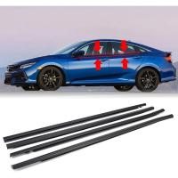 ราคา คิ้วรีดน้ำCIVIC ยางรีดน้ำ HONDAยางขอบกระจก ยางรีดน้ำ ราคา4เส้น คิ้วรีดน้ำประตู for HONDA CIVIC FC ปี2016-2021 (24118457010)