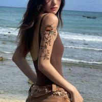 ราคา เสื้อย้อมสีทนทาน ลายพิมพ์ดอกไม้ สีสดใสสำหรับผู้หญิง (43121866058)