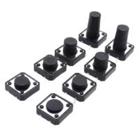 ราคา NEW ร้านส่งไว แพ็ค 10 ตัว สวิตช์ 12x12x6.6mm 12x12x12mm 12x12x 4.3 12x12x 5 12x12x 6 12x12x 8 12x12x 15micro switch (43360522309)