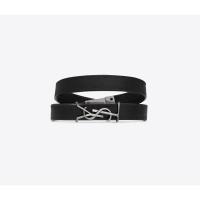 ราคา YSL bracelet แท้100% กำไลข้อมือแบรนด์เนม กำไลข้อมือหนัง (15277301263)