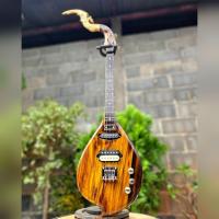 ราคา พิณไฟฟ้า3คอนแทค ไม้ขี้เหล็ก สเปคออกงาน 3สาย15เฟรต (51951687387)