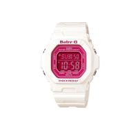 ราคา Casio นาฬิกาข้อมือผู้หญิง สายเรซิ่น Baby-G รุ่น BG-5601-7 - White (261364824)