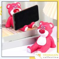 ราคา HC Phone Holder HP Strawberry Bear Stand Tablet Holder Pink Strawberry Bear Variant HP Tablet Holder Cute Pink Doll (48003116764)