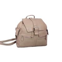 ราคา [กระเป๋ามือสอง] ️ NOBLELET ️ ของแท้! กระเป๋าเป้ หนังวัวแท้ 10.5นิ้ว สีครีมอมน้ำตาล กระเป๋าสภาพดี (23870224121)