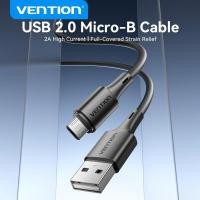 ราคา Vention สาย USB 2.0 A ต่อ Micro-B ชาร์จเร็ว 3A รับส่งข้อมูล 480Mbps PVC ทนทาน 0.25m สำหรับโทรศัพท์/อุปกรณ์พกพา/ลำโพง (41620900769)