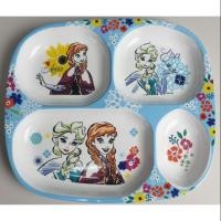 ราคา ถาดอาหารเด็ก ถาดหลุมเมลามีน 9.5นิ้ว ลายแอนนา(1ใบ) ตราฟลาวเวอร์แวร์ (2375643625)