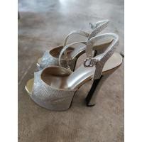 ราคา รองเท้าส้นสูงสีทอง 6นิ้ว มือ2 ไซส์35 (23300206942)