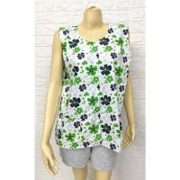 ราคา เสื้อคอกระเช้า ผ่าหน้าติดกระดุม ผ้าฝ้าย อก 43-44 นิ้ว งานไทยแท้ (17092300616)