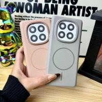 ราคา เหมาะสําหรับ Redmi note14pro Soft Thin Ring เคสโทรศัพท์แม่เหล็กผิวรู้สึกกันกระแทก 13pro Hard Case PC เคสป้องกัน (51953432394)