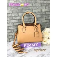 ราคา PIMMY (PP1367) กระเป๋าทรงถือ/สะพายข้าง ใบใหญ่ 10 นิ้ว อะไหล่ทอง สายหนัง +ที่ห้อยป้ายแบรนด์ มือ 1 (5586138965)