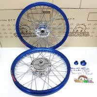 ราคา YOSHI ชุดล้อ WAVE110i/ WAVE125 ปลาวาฬ/ DREAM SUPERCUB/ CZI ล้อโลสีน้ำเงิน+ดุมเงา ขอบล้อ17 แถมบูชล้อหน้าNUI อะไหล่แตSAJA (42018852621)