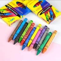 ราคา สีเทียนแท่งสั้น 12 สี ทาแล้วรูปสวยสีสด ใช้ได้ตั้งแต่ชั้นอนุบาล (27409187709)