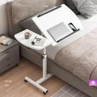 ราคา โต๊ะข้างเตียงโต๊ะหมุนได้มีล้อเลื่อนโต๊ะยกปรับได้โต๊ะคอมพิวเตอร์พับได้โซฟาโต๊ะข้างเตียง (29479874884)