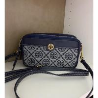 ราคา (ส่งต่อกระเป๋าแบรนด์ Tory Burch เกรดงานเอาเลท) กระเป๋าผู้หญิงสะพายข้าง ใบเล็ก แบรนด์ Tory Burch T Monogram (17875514604)
