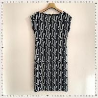 ราคา FENDI Italy Monogram Dress เดรสวินเทจมือสอง✔️ (24721763623)