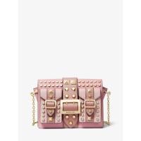 ราคา ของแท้ ของใหม่ Michael Kors Hayden Medium Studded Saffiano Leather Messenger Bag MK งาน shop (retail) รุ่น Hayden (11655914418)