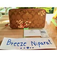 ราคา กระเป๋าสตางค์ coach ใบยาว used like newของแท้ 100% (1895659542)
