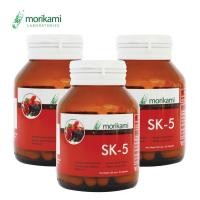 ราคา [แพ็ค 3 ขวดสุดคุ้ม] SK5 อาหารเสริมผิว สารสกัดจากทับทิม เกรปซีด สารสกัดแครอท กรดอัลฟาไลโปอิค ซีลีเนียม ALA morikami (11330566214)