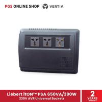 ราคา Vertiv Liebert itON™ PSA เครื่องสำรองไฟฟ้า รุ่น 650VA/390W 230V AVR Universal Sockets (19477431378)