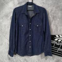 ราคา ผ้ามือสอง เสื้อเชิ้ตยีนส์แขนยาว GU (28601850672)