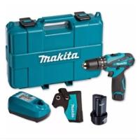 ราคา Makita HP330DWE สว่านกระแทก ไร้สาย 3/8นิ้ว. 10.8V. 1.3Ah แบต 2 ก้อน (เจาะปูนได้) (15397117332)