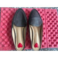 ราคา มือสองรองเท้าหนังPU เปิดส้นสีน้ำตาลเข้ม หัวแหลม ลายหัวใจ #39 (45652092720)