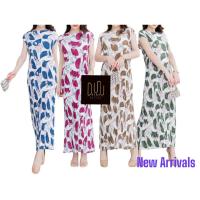 ราคา แม็กซี่เดรสแขนกุดอัดพลีท เดรสอัดพลีทแขนกุด (21983467118)