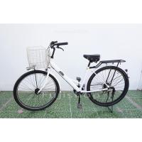 ราคา จักรยานแม่บ้านล้อโต ญี่ปุ่น - ล้อ 27.5x1.95 - เกียร์ 6 สปีด - ไฟหน้าอัตโนมัติ - Neosage - สีขาว [จักรยานมือสอง] (44902575414)