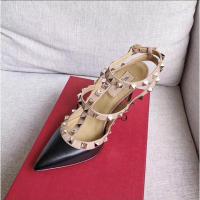 ราคา [พร้อมส่ง] [พร้อมส่ง] ใหม่ 100%คุณภาพสูง VALENTINO รองเท้าส้นสูงหนังนิ่มเบอร์ 37-38. ใส่ได้สูง 2.5 นิ้วสีดำ (10437646588)