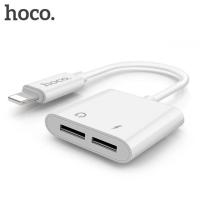 ราคา ตัวแปลงหูฟังไอโฟน Hoco LS5(ชาร์จ+ฟังเพลง+สนทนา)Lightning Digital Audio Converter+Charging+Music /iPad (1379399271)