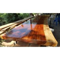 ราคา แผ่นไม้จริง ไม้แผ่นเดียว แผ่นไม้ ท๊อปโต๊ะ top โต๊ะ table top เคลือบยูรีเทรนสีธรรมชาติ (5307855662)