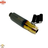 ราคา หัวเกียร์ ออโต้ แมีปุ่มกด ยาว 15CM ออโต้ ดำ - ทอง หัวเกียร์ไทเท NOS ไทเทเนียม ใส่ได้เฉพาะ เกียร์ออโต้ แมีปุ่มกด เกียร์แ (43276027536)