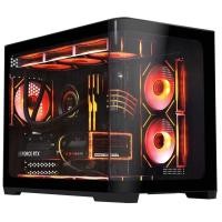 ราคา SAMA NEWVIEW 2851M Black Micro-ATX *แถมพัดลม ARGBx3* Curved Tempered Glass Mini-Tower Case (26106214181)