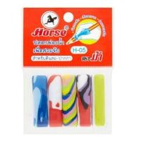 ราคา Horse ปลอกฟองน้ำเพื่อสวมจับสำหรับดินสอ-ปากกา นุ่มมือเวลาเขียน H-05 ตราม้า (17276732884)