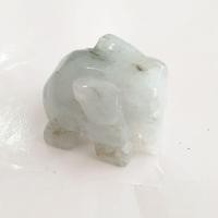 ราคา ช้างหยกพม่าแกะสลัก ขนาด 2 cm. หยกแท้แกะสลักมือ E23 (29451581778)