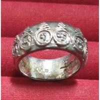 ราคา แหวนมหายันต์เก้ายอดกะไหล่เงิน (17193657571)