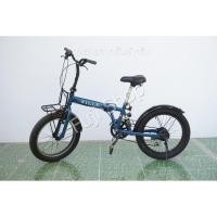 ราคา จักรยานพับได้ญี่ปุ่น- ล้อ 20 นิ้ว - มีเกียร์ - มีโช๊ค - อลูมิเนียม - Ville - สีน้ำเงิน [จักรยานมือสอง] (28524204979)